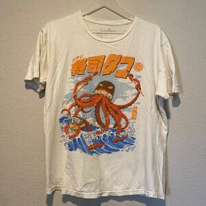 Tako Sushi Octopus T-Shirt Medium | Japanese Graphic Tee by Threadless‎